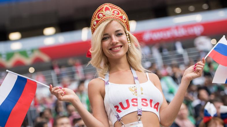 Natalija Nemčinova, navijačica Rusije, mundial 2018