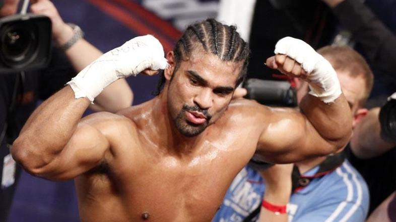 David Haye že "napihuje" svoje jezične mišice. (Foto: Reuters)