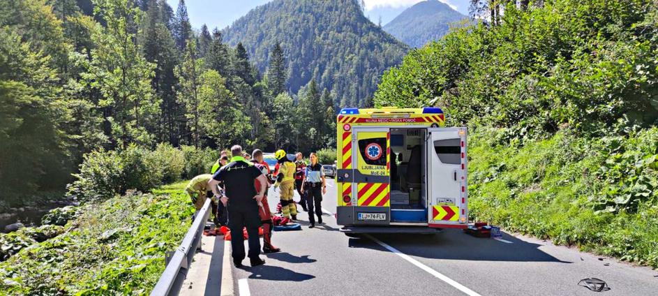 Nesreča dveh motoristov, Spodnje Jezersko, 4. 9. 2021