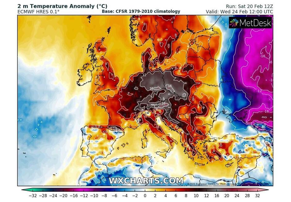 Vreme temeprature | Avtor: Severe Weather Europe