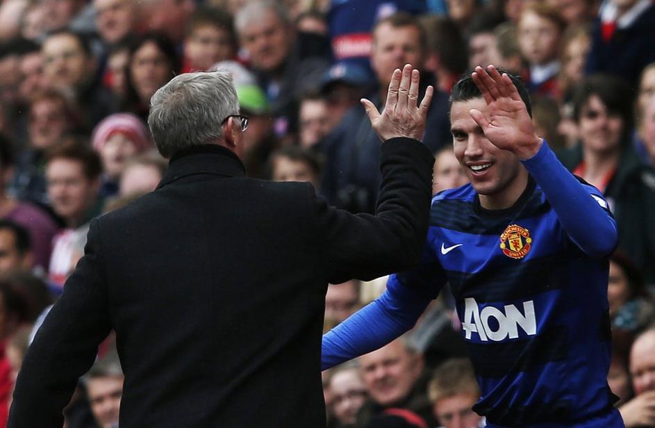 alex ferguson robin van persie