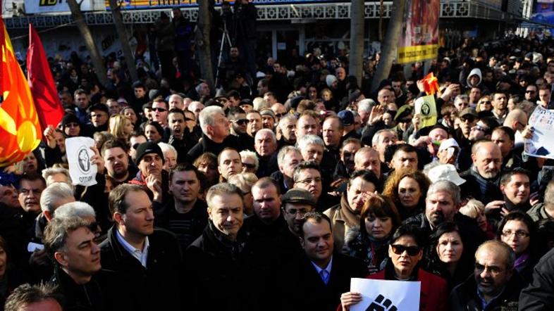 protesti makedonija