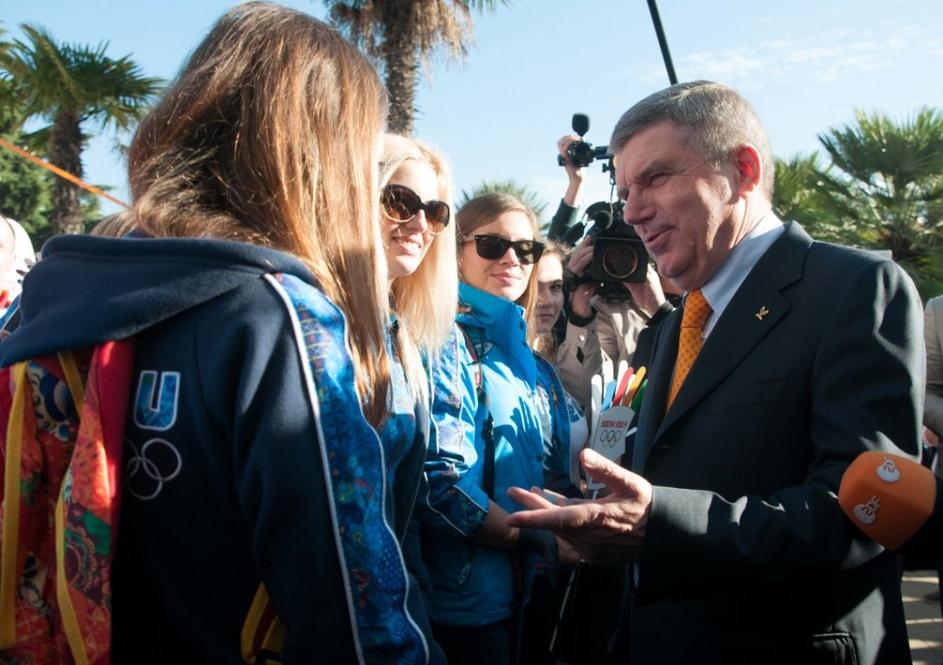 Bach Soči olimpijske igre sto dni MOK