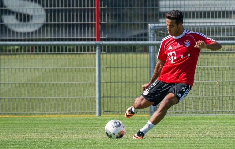Thiago Alcantara Bayern München priprave trening