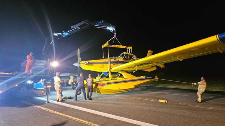 Poškodovani Air Tractor