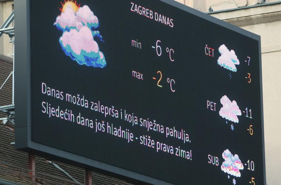 vreme v Zagrebu