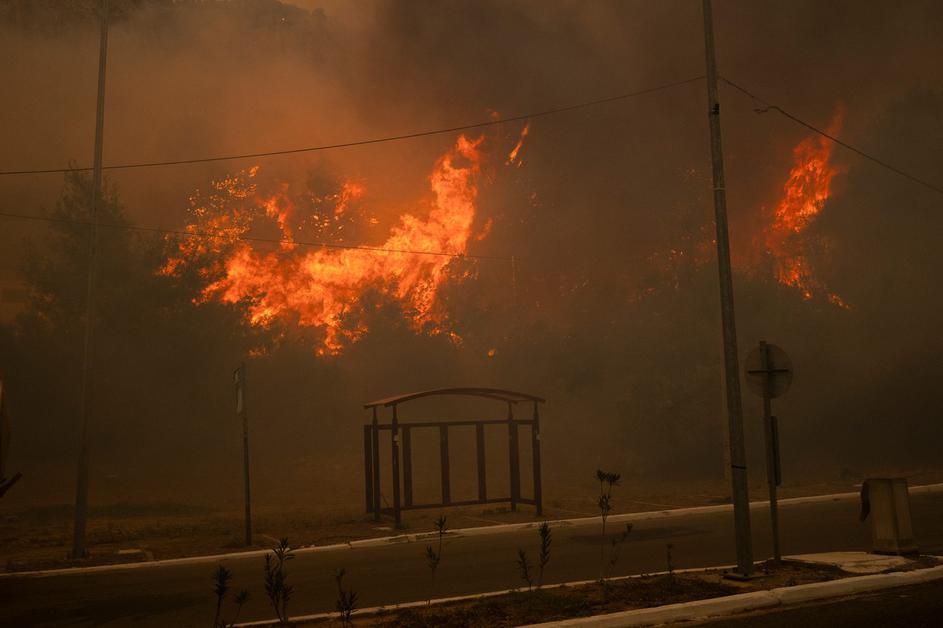 Požari v Grčiji