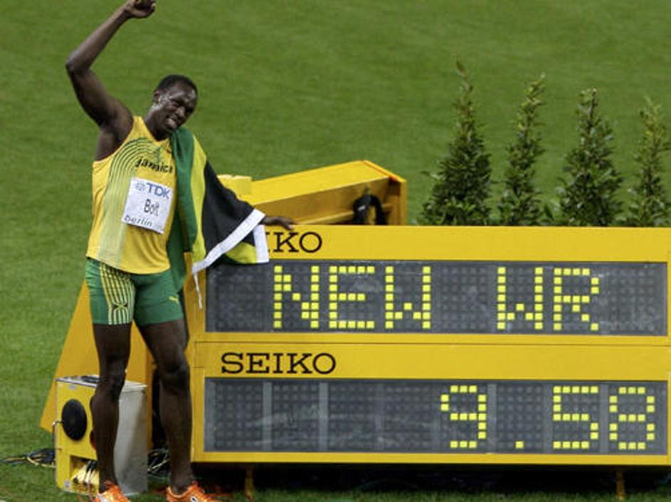 Usain Bolt je tekel najhitreje v zgodovini teka na 100 metrov.