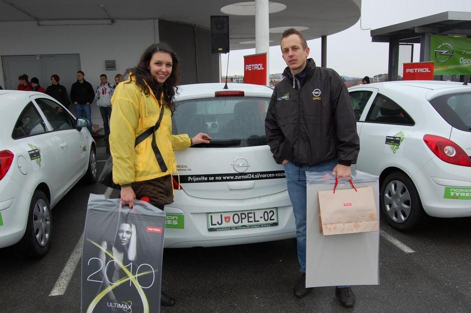 Borut Jaklič in Sara Brodnik (Foto: Grega Prebil)