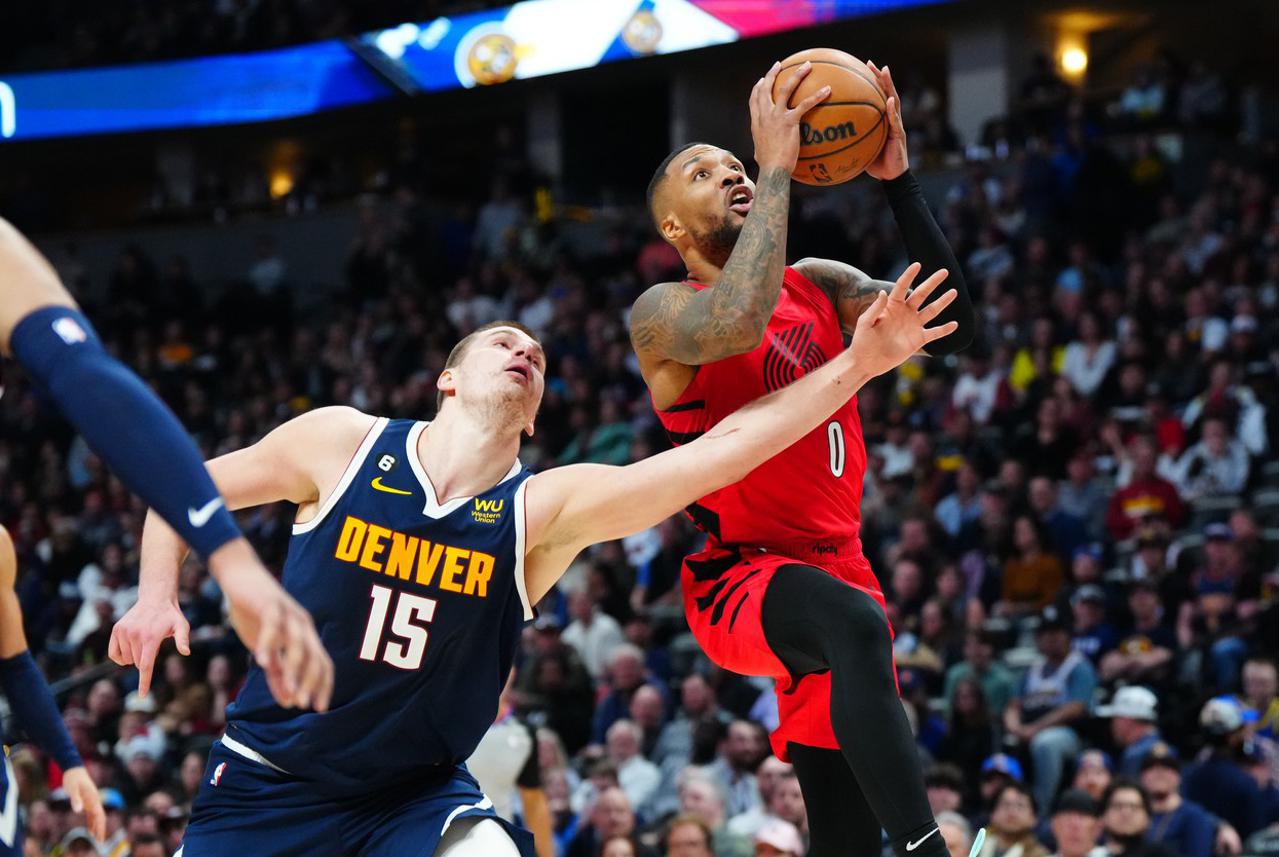 Highlights: Trail Blazers 113-122 Nuggets in NBA 2022-2023