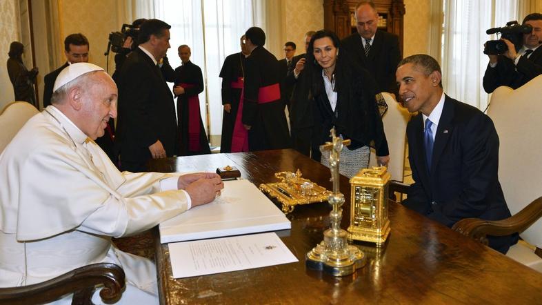 Barack Obama papež Frančišek