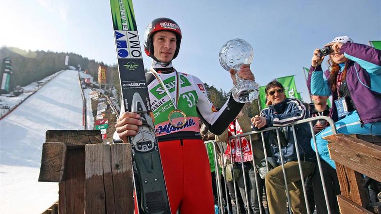 Planica poleti SP 2010 petek Robert Kranjec