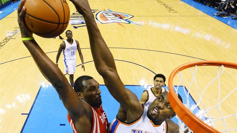 Hamilton Ibaka Oklahoma City Thunder Houston Rockets liga NBA