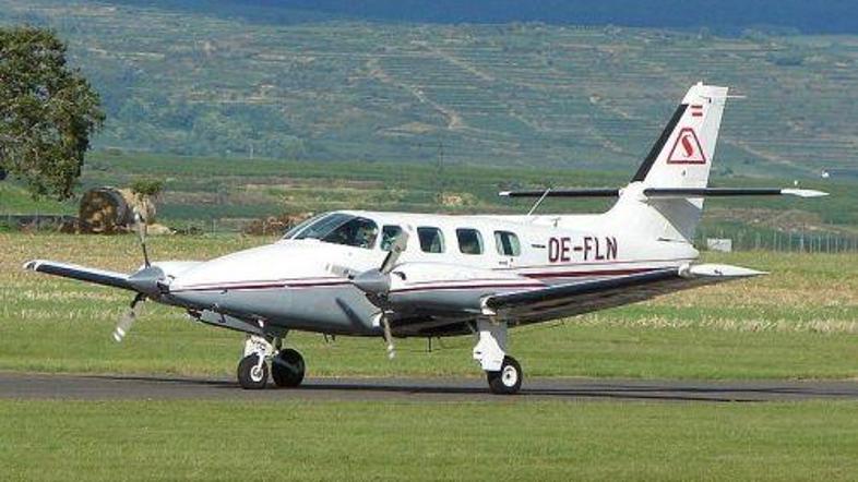 Na fotografiji je letalo vrste cessna 303. Kakšna je usoda potnikov, še ni jasno