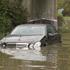 Poplavljeni avto v Celju