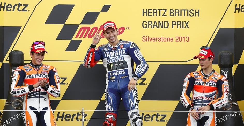 Lorenzo Marquez Pedrosa MotoGP Silverstone VN Velike Britanije