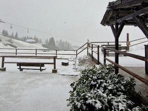 Velika Planina sneg