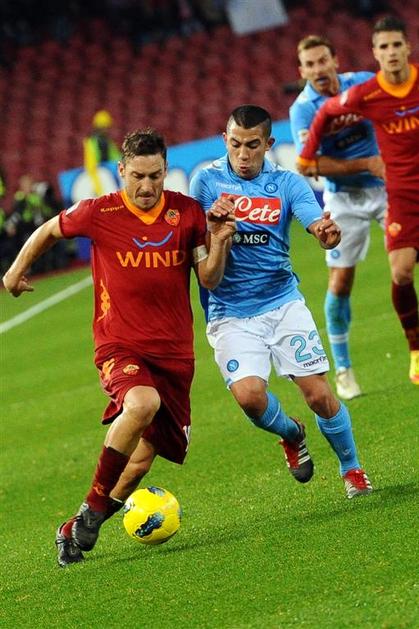 Totti Gargano Napoli Roma Serie A Italija italijanska liga prvenstvo