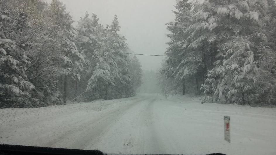 Skoraj neprevozna cesta Unec-Kočevje