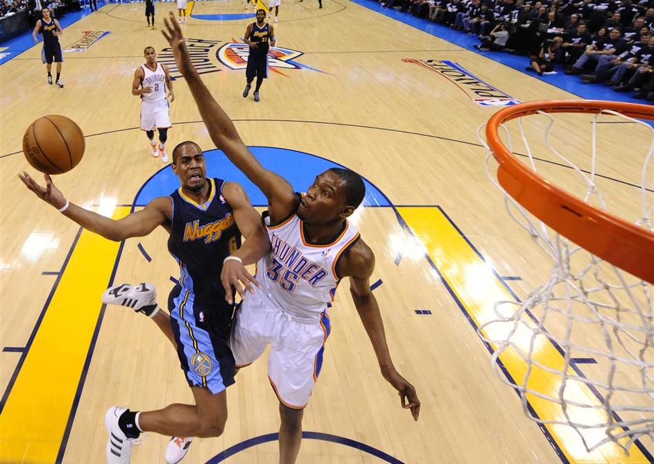 Arron Afflalo in Kevin Durant