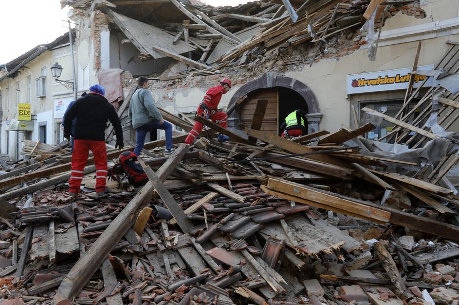 Potres na Hrvaškem