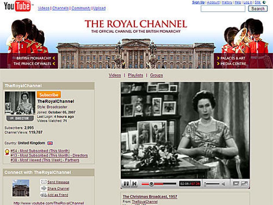 Kraljevi kanal je dostopen na naslovu www.youtube.com/theroyalchannel.