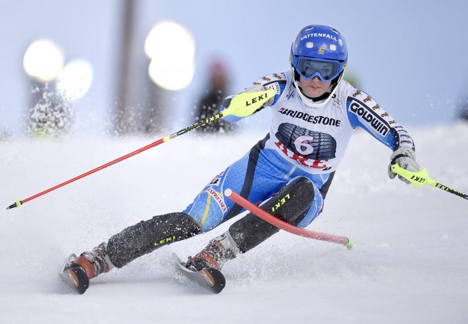 Pietilae-Holmner ženski slalom Are