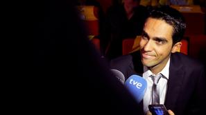 Contador mikrofon Pariz predstavitev Tour de France dirka po Franciji