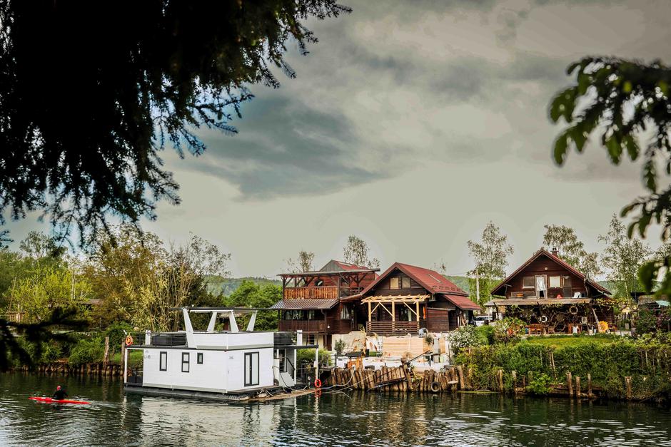 plavajoče hiške na Ljubljanici | Avtor: Saša Despot