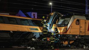 Češka nesreča vlakov trčenje