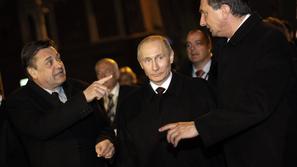 putin, janković, obisk, ljubljana, sprehod, borut pahor, nočni sprehod