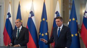 Borut Pahor in Janez Janša