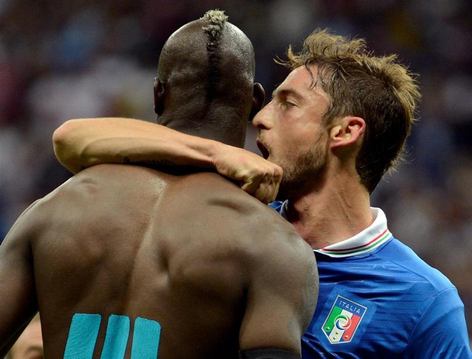 Balotelli Marchisio Nemčija Italija polfinale Varšava Euro 2012