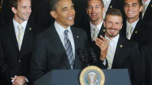 David Beckham, Barack Obama