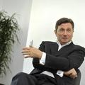 slovenija 17.10.12, Borut Pahor, kandidat za predsednika drzave, predsedniske vo