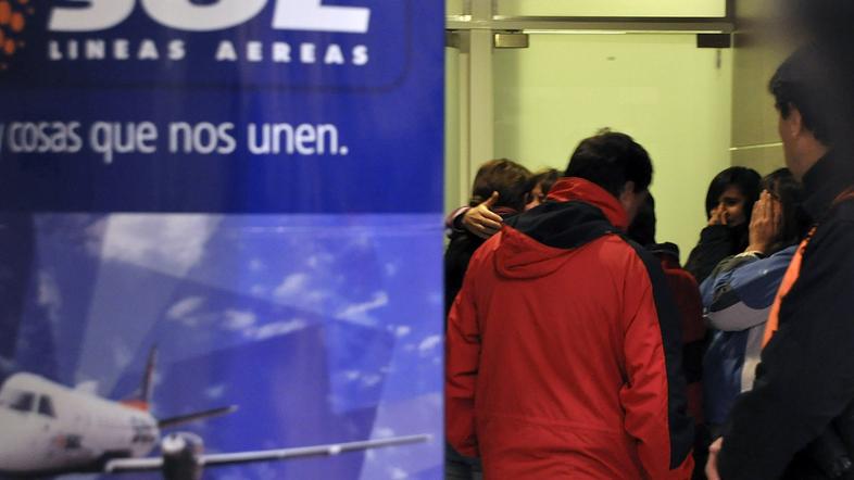 Letalo je strmoglavilo na letu za argentinsko letalsko družbo Sol. (Foto: Reuter