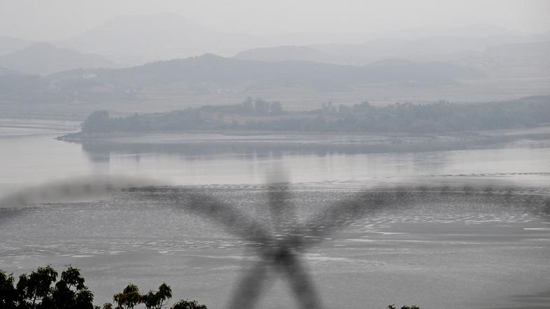 pogled na Severno Korejo z južnokorejske strani