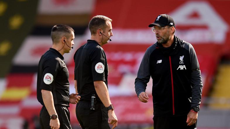 David Coote in Jürgen Klopp