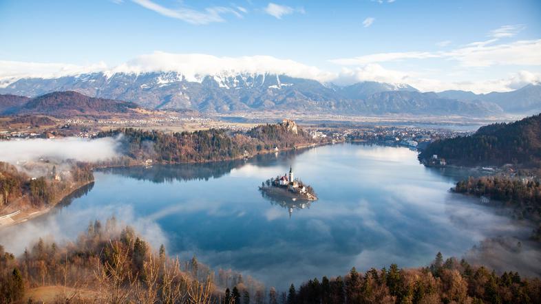 Bled jezero plovba