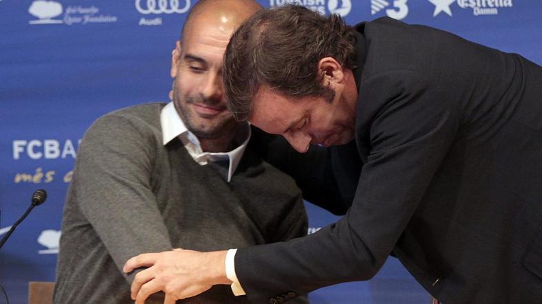 pep guardiola sandro rosell