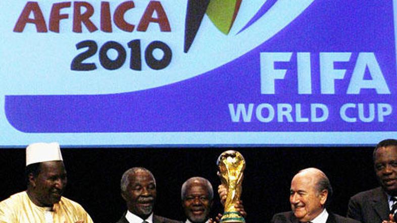 FIFA je občutno povečala nagradni sklad za SP 2010 v JAR. (Foto: AFP)