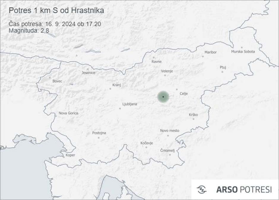 Potres v Hrastniku | Avtor: Arso
