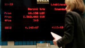 Marca je na Ljubljanski borzi izpuhtelo 225 milijonov dolarjev.