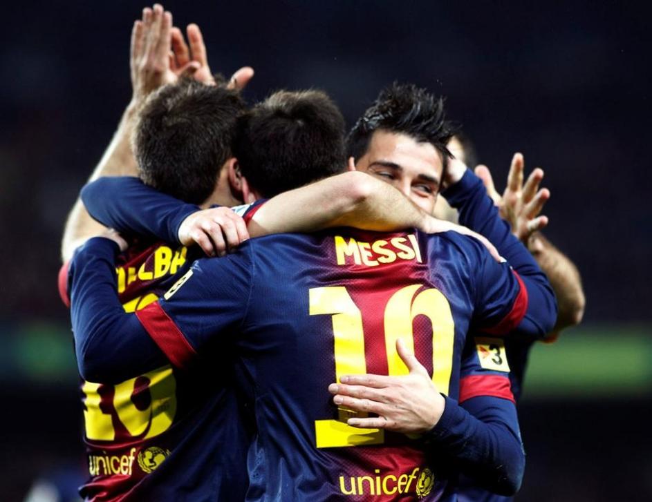 Messi Villa Alba Barcelona Rayo Vallecano Liga BBVA Španija liga prvenstvo
