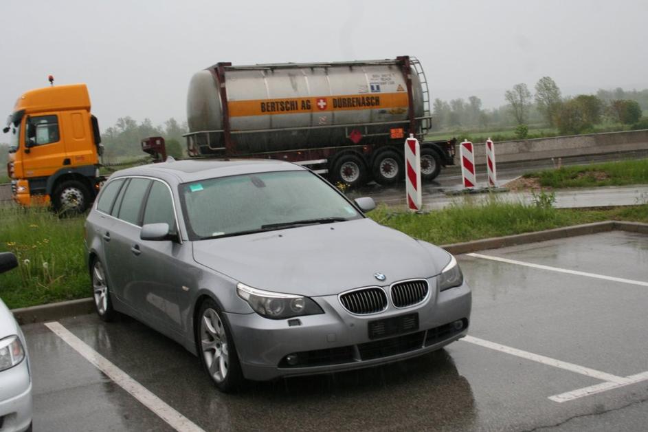 zaseženi BMW, obrežje