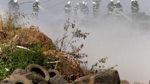 Požar na deponiji gum pri Lovrencu na Dravskem polju ni ogrozil kakovosti vodovo