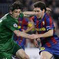 Leo Messi in soigralci so doma klonili proti Rubinu iz Kazana. © AFP