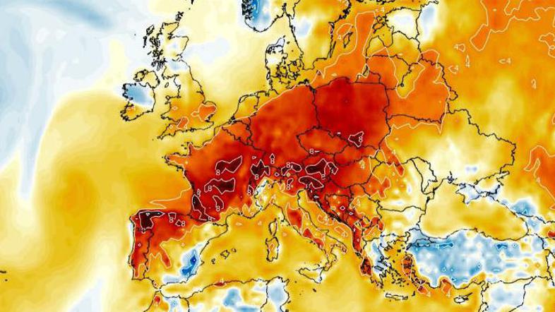 Vročinski val Evropa