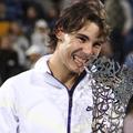 Rafa Nadal je takole zagrizel v prvo lovoriko mladega leta. (Foto: Reuters)