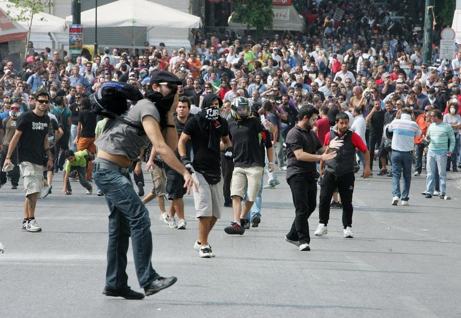 Grčija protesti